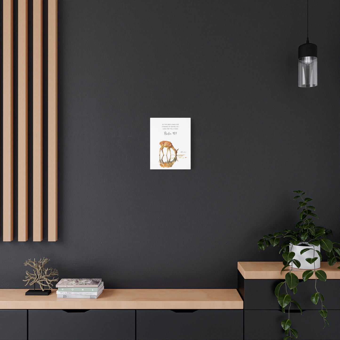 Psalm 42:1 Wall Art Canvas