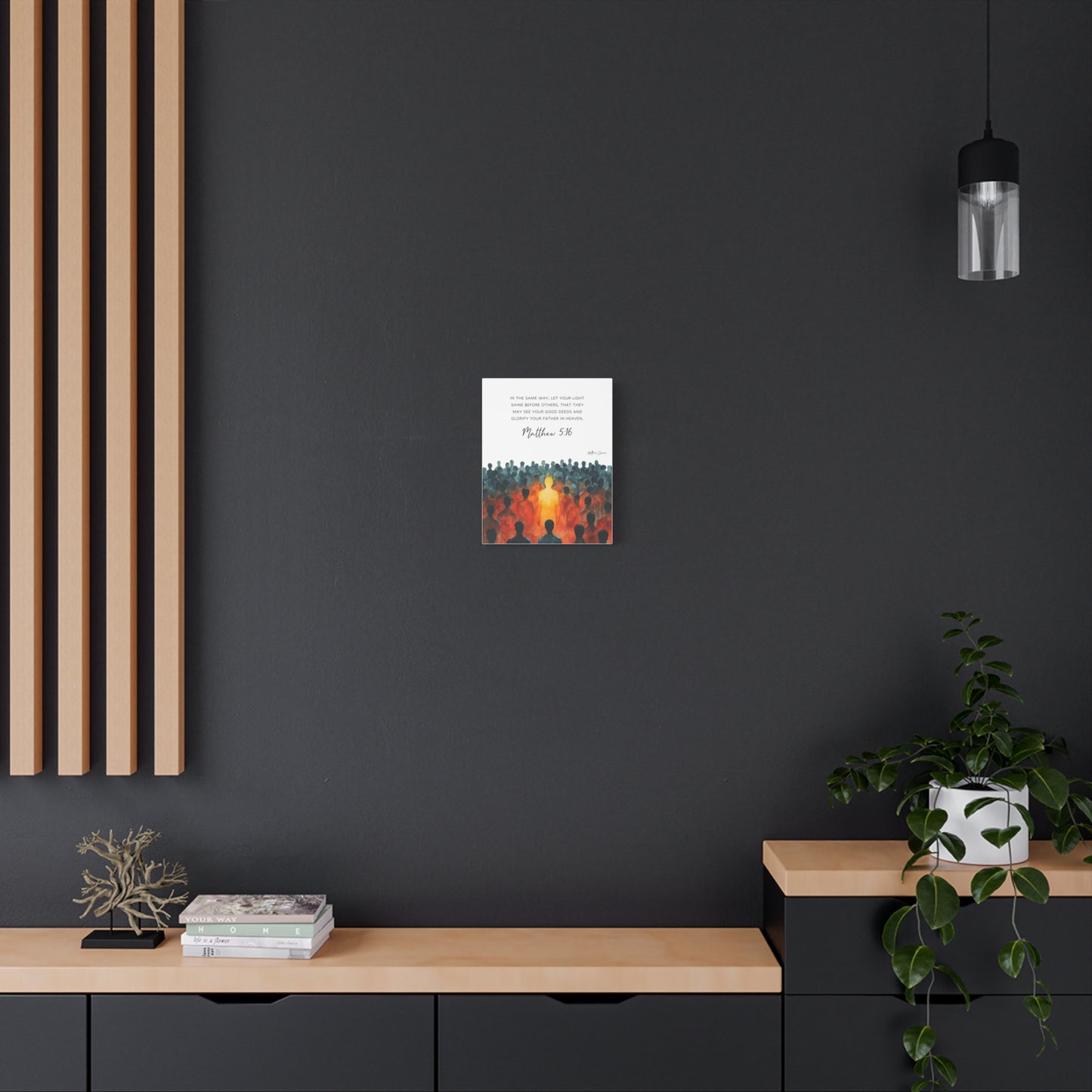 Matthew 5:16 Wall Art Canvas