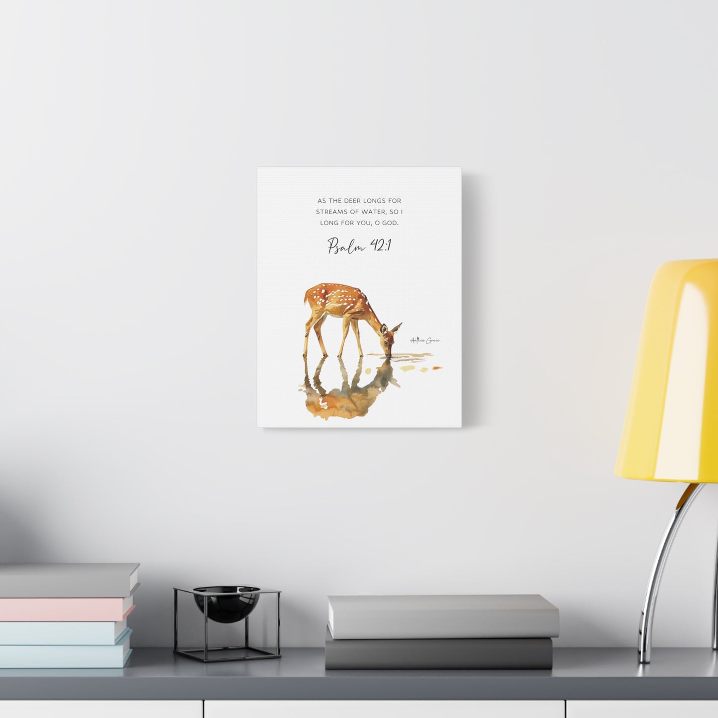 Psalm 42:1 Wall Art Canvas